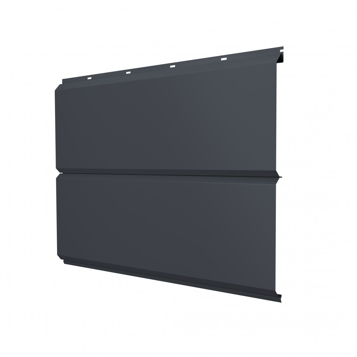 ЭкоБрус новый Grand Line 0,45 Drap TwinColor с пленкой RAL 7024 мокрый асфальт