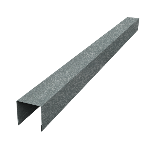 Планка вертикальная лицевая для забора жалюзи Палермо Grand Line 0,55 Zn (1,8м)