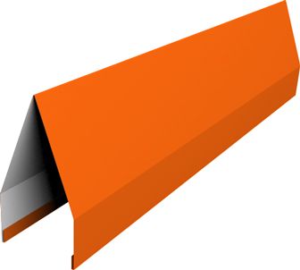 Ламель забора жалюзи Токио новый Grand Line 0,45 ПЭ RAL 2004 оранжевый