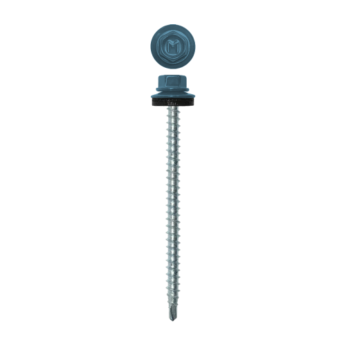 Саморез кровельный Daxmer 4,8х70 (100шт) сверло №1 RAL 5024