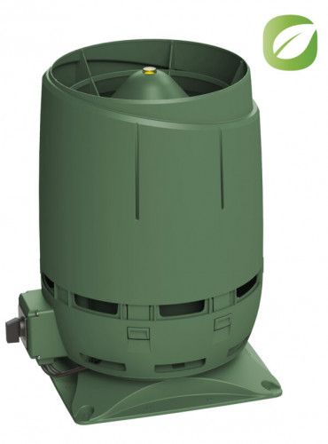 Вентилятор Vilpe Flow Eсo125S с основанием 300x300 зеленый