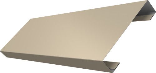 Ламель лицевая 100 забора жалюзи Техас Grand Line 0,45 ПЭ RAL 1015 светлая слоновая кость