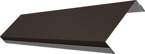 Ламель обратная 100 забора жалюзи Техас Grand Line 0,5 Rooftop Бархат RR 32 темно-коричневый