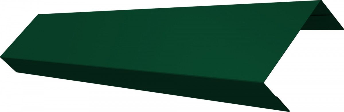 Ламель лицевая 50 забора жалюзи Техас Grand Line 0,45 ПЭ двухсторонний RAL 6005 зеленый мох