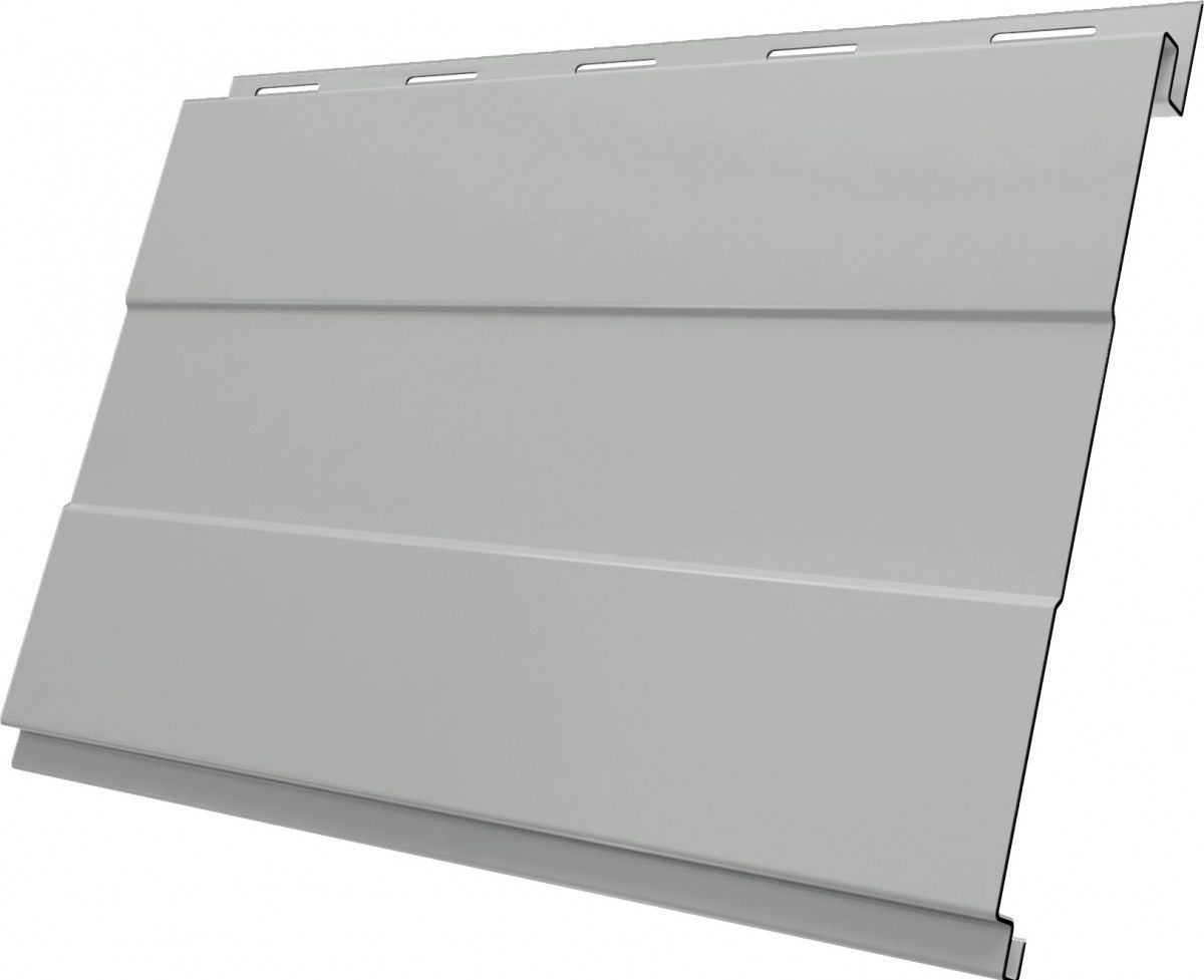 Вертикаль проф Grand Line 0,45 Drap ТХ с пленкой RAL 7047 телегрей 4