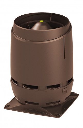 Выход вентиляционный Vilpe Flow 160S с основанием 300x300 коричневый