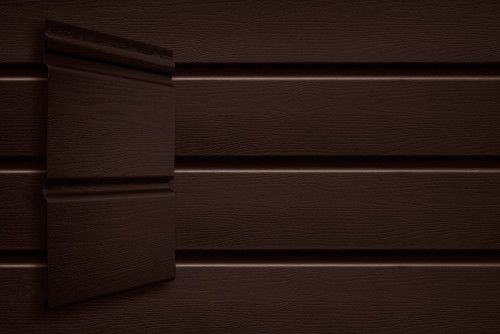 Сайдинг Двойной Брус Grand Line Акрил темный дуб (3,0м)