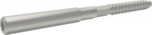 Шуруп-шпилька 8х160 Grand Line RAL 9002 серо-белый