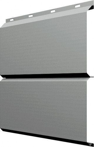ЭкоБрус Grand Line 0,45 ПЭ с пленкой RAL 9006 бело-алюминиевый