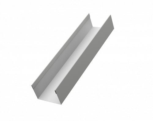 Стойка для забора жалюзи Милан, Токио Grand Line 0,45 Drap ТХ RAL 7047 телегрей 4 (3м)