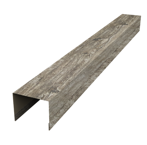 Крышка для забора жалюзи Палермо Grand Line 0,45 Принт Элит Северное дерево TwinColor (2м)