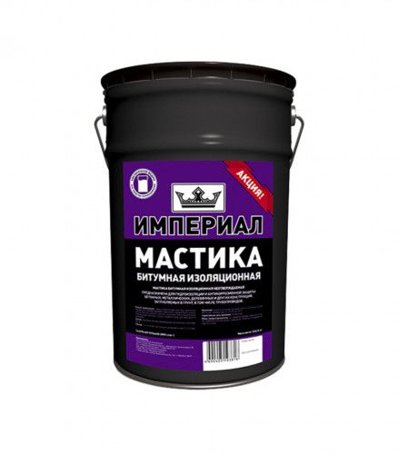 Мастика битумная изоляционная Технониколь Империал 20л (16 кг)