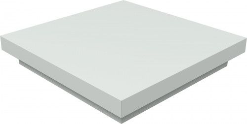 Колпак на столб плоский 385х385мм 0,45 ПЭ с пленкой RAL 9003 сигнально белый