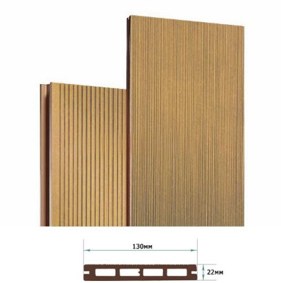 Террасная доска Террапол Смарт пустотелая вельвет браш Дуб Севилья 130х 22мм