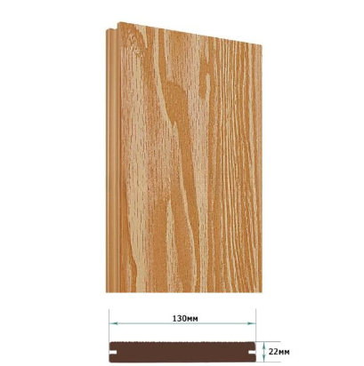 Террасная доска Террапол Смарт 3D полнотелая кантри 3D (под дерево) Дуб Севилья 130х 22мм