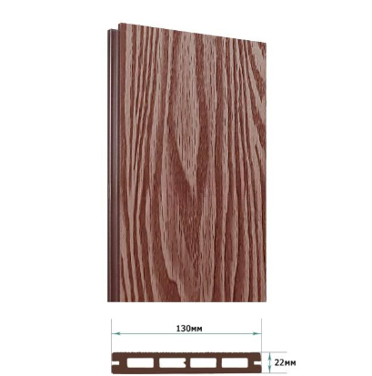 Террасная доска Террапол Смарт 3D пустотелая кантри 3D (под дерево) Орех Милано 130х 22мм