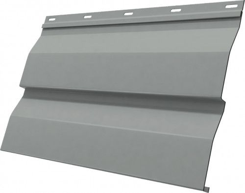Корабельная доска Grand Line 0,45 ПЭ RAL 9006 бело-алюминиевый