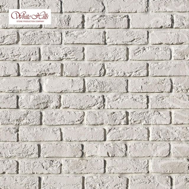 Вентилируемый фасад Плитка Бремен брик  (белый) White Hills цемент 200*65мм 