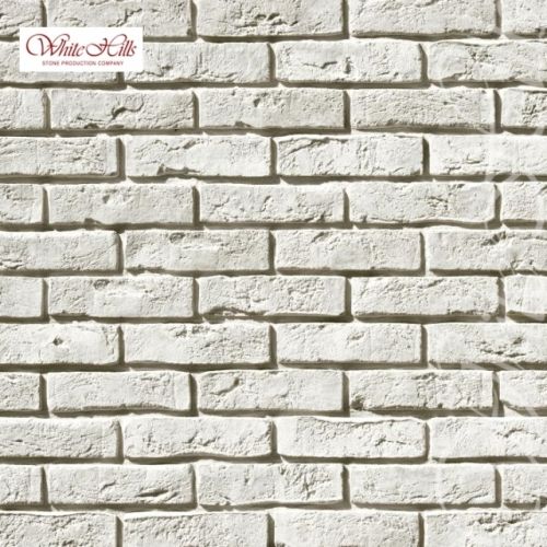 Вентилируемый фасад Плитка Лондон брик  (белый) White Hills цемент 235*65мм