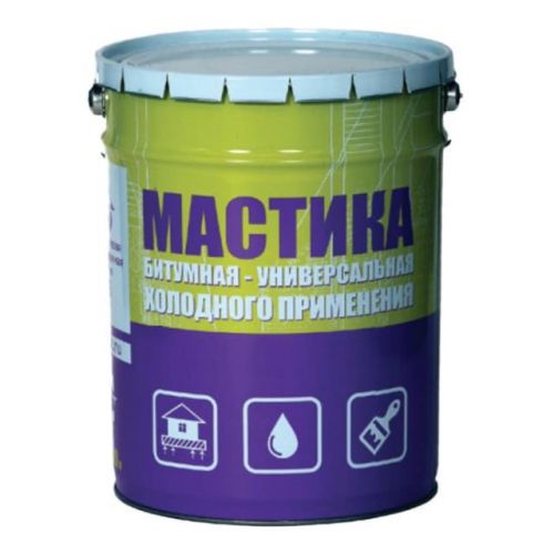 Мастика битумная универсальная "Гидробарьер №9" (МБУ) 18кг КРЗ