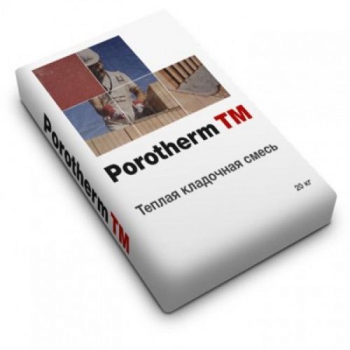 Теплый кладочный раствор Porotherm TM  