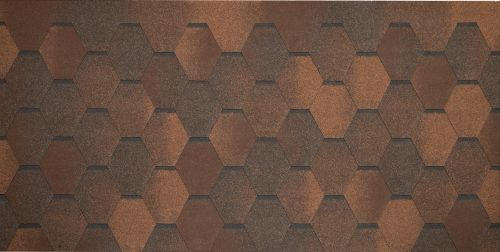 Картинка товара Мягкая черепица Classic Hexa Мокка