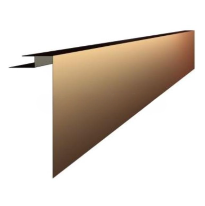 Планка околооконная сложная фальц для фальца 200*50*27мм сталь 0.5мм Satin matt TX 3м Grand Line
