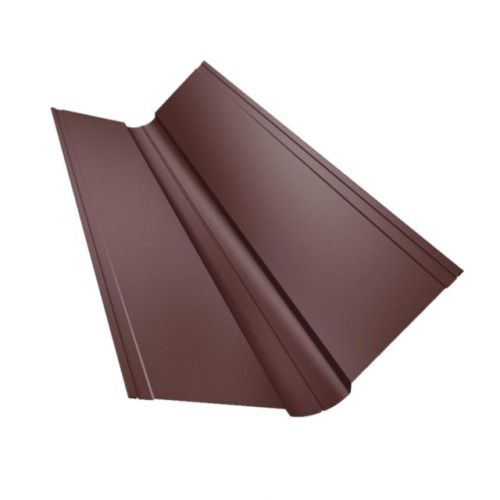 Накладка ендовы фигурная New для металлочерепицы 150*150мм сталь 0.5мм Satin matt 2м Grand Line