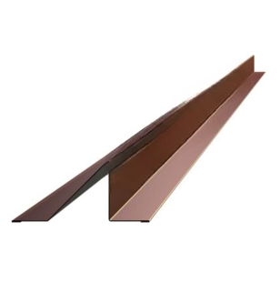 Снеговой барьер для металлочерепицы 50*112*90*50мм сталь 0.45мм Полиэстер 2м ЮджинСТрой