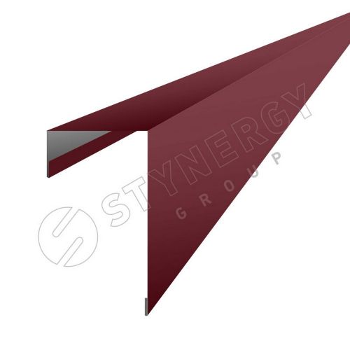 Торцевая планка фасадная фальц для фальца 65*109мм сталь 0.45мм Graphite 45 3м Stynergy