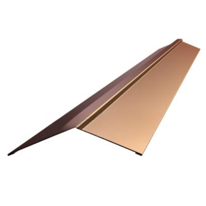 Конек фигурный для металлочерепицы 150*40*150мм сталь 0.5мм Corundum 50 2м Stynergy