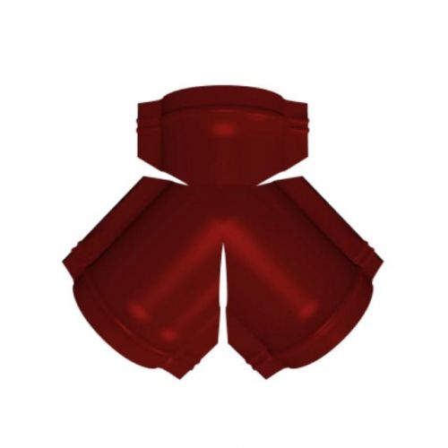 Тройник Y-образный  для металлочерепицы R110мм сталь 0.5мм Satin Grand Line