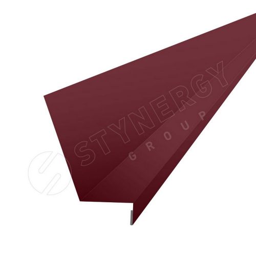 Планка примыкание боковое фальц для фальца 125*60*25мм сталь 0.5мм Corundum 50 2м Stynergy