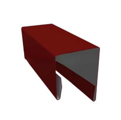 Планка П-образная (С8, С10) для профнастила 20*13*27мм сталь 0.5мм Ecosteel 2м Металл Профиль