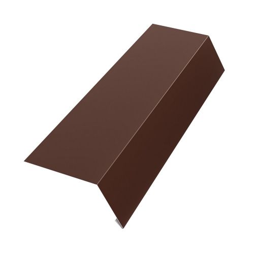 Планка конденсата для металлочерепицы 75*50мм сталь 0.5мм Rooftop Бархат (Rooftop Matte) 2м Aquasystem