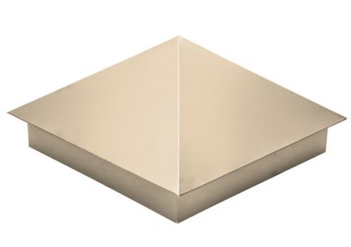 Колпак на столб 390*390мм сталь 0,5мм Satin Россия Grand Line RAL 1015 (бежевый)