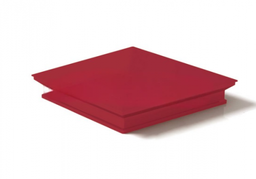 Колпак на столб 520*520мм сталь 0,5мм Полиэстер Россия Металлик и КО RAL 3011 (красный)