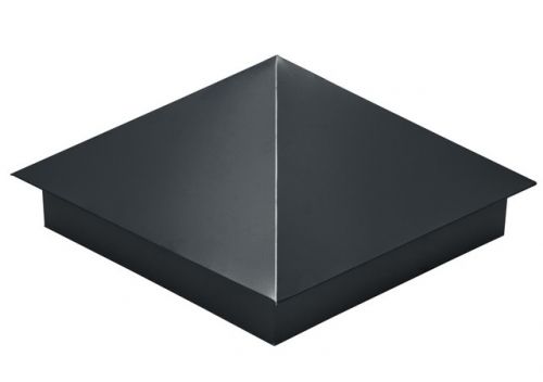 Колпак на столб 390*390мм сталь 0,5мм Satin Россия Grand Line RAL 7016 (серый)