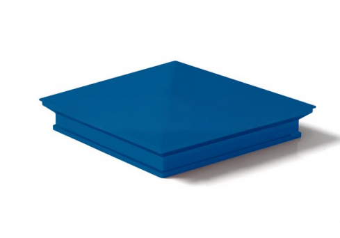 Колпак на столб 400*520мм сталь 0,5мм Полиэстер Россия Металлик и КО RAL 5005 (синий)