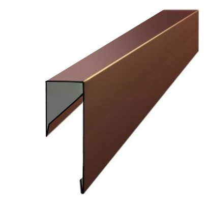 Торцевая страховочная планка для металлочерепицы 155*45мм сталь 0.5мм Atlas X 3м Grand Line