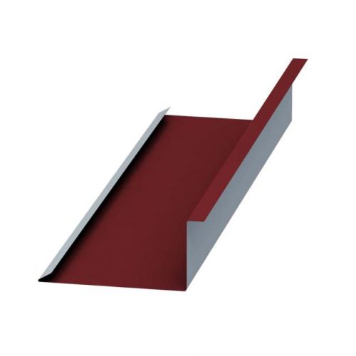 Планка примыкания нижняя для металлочерепицы 250*122мм сталь 0.5мм PureTech Mat 2м Металл Профиль