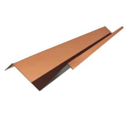 Планка угла внутреннего простая фальц для фальца 75*75мм сталь 0.5мм Purman 3м Металл Профиль