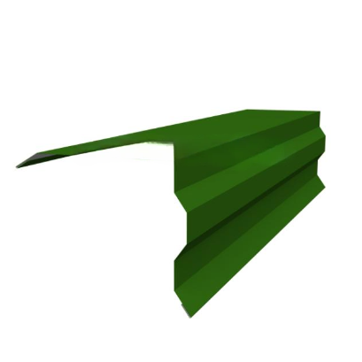 Торцевая планка фигурная для металлочерепицы 100*85мм сталь 0.5мм Полиэстер 3м Grand Line