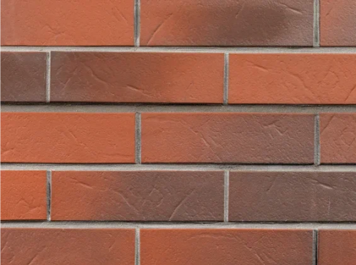 Клинкерная облицовочная плитка  Rotbunt struktur ТО, 240×71×8 мм, ABC Klinkergruppe