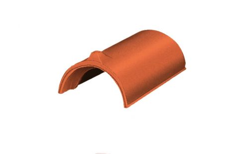 Коньковая черепица №11, Brown, Koramic