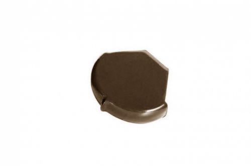 Заглушка конька конечная №11, Brown, Koramic