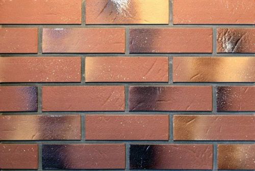 Клинкерная облицовочная плитка Rotbunt Struktur besandet RO, 240×52×8 мм, ABC Klinkergruppe