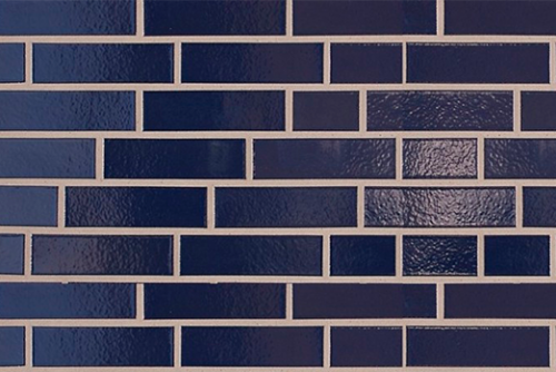 Клинкерная облицовочная глазурованная плитка Dunkelblau 350, 240×71×10 мм, ABC Klinkergruppe