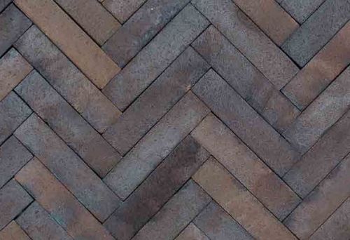 Тротуарная клинкерная брусчатка Gotland blau-braun Schmolz 292x71x22, ABC Klinkergruppe Brick