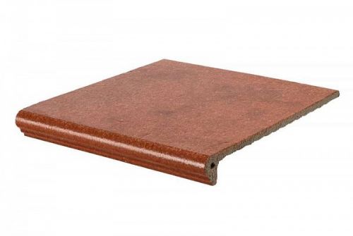 Ступень флорентинер, 335x310x10 мм, Granit Rot, ABC Klinkergruppe